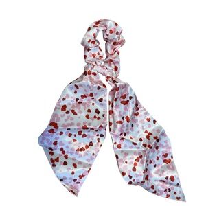 Heart Patterned Hair scrunchie